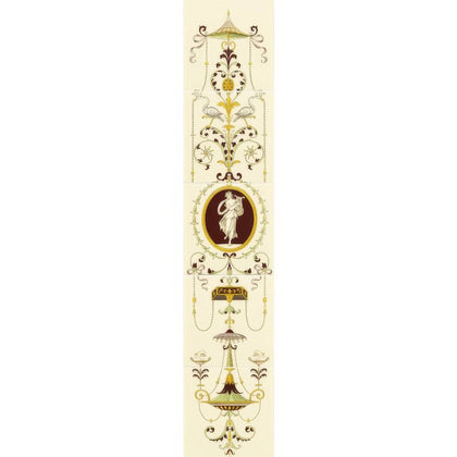 Cameo Carousel 5-Tile Set (With Harp) On County White