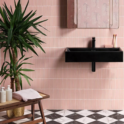 Candy Cane Porcelain Mosaic Rose