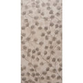 Beige canopy pine fabric 60x30cm with repeating dark gray pinecone and branch pattern on smooth textile material