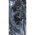 Canyon Azul 60 x 120cm blue, grey and white marble-effect tiles with swirling veining