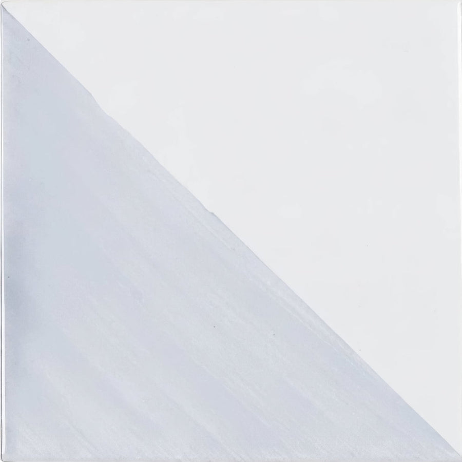 Capri Sea Mist Hand Painted Tile – detail view 3