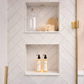 Carter Ceramic White in a bathroom setting
