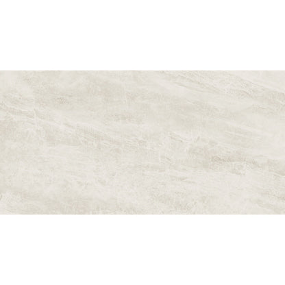 Cream-colored cashmire white rectangular tile 30 x 60cm with subtle natural marble-like veining pattern