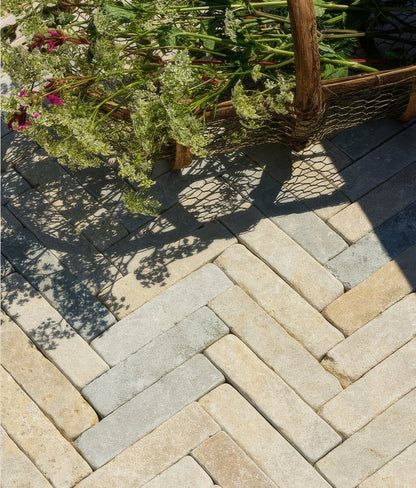 Castilan Limestone Tumbled Klinkers