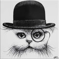 Rory Dobner Cat in Hat Tile