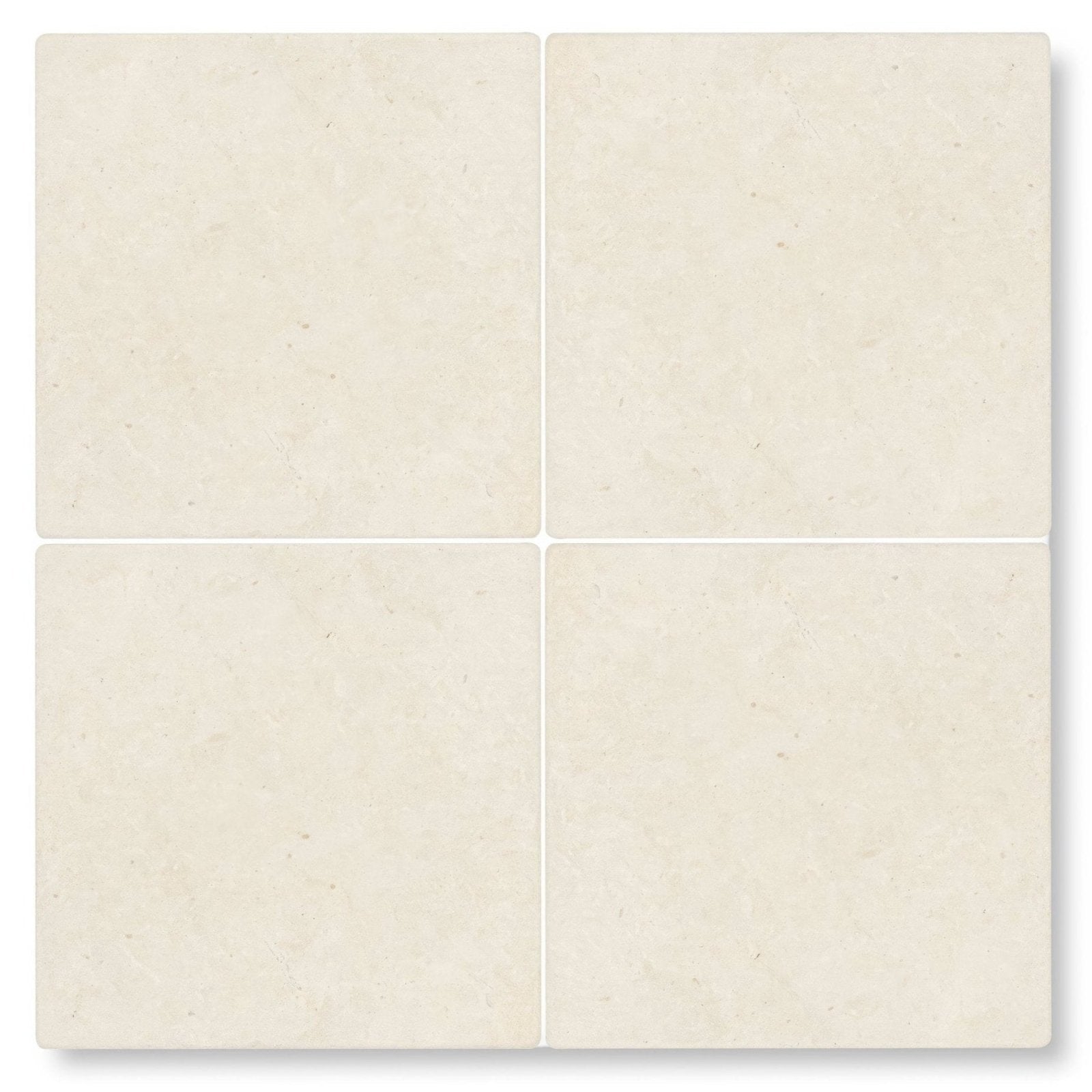 Beige textured cathedral classic 20 x 20 cm ceramic square tiles arranged in a 2x2 grid for wall or floor use