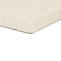 Cream-colored textured mattress protector cathedral classic 40 x 40cm with a soft slightly worn surface