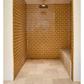 Cathedral classic 40 x 60cm round brass showerhead with polished finish and integrated water spray holes