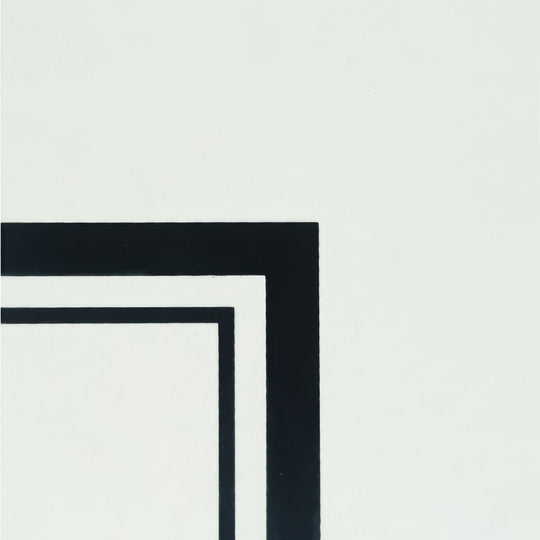 Cavendish Internal Corner Black on Dover White