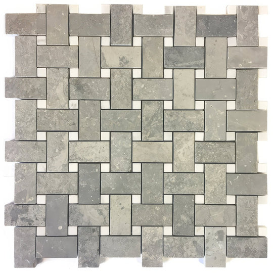 Cement Basketweave Mosaic