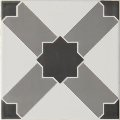 Chambray Grey on Brilliant White