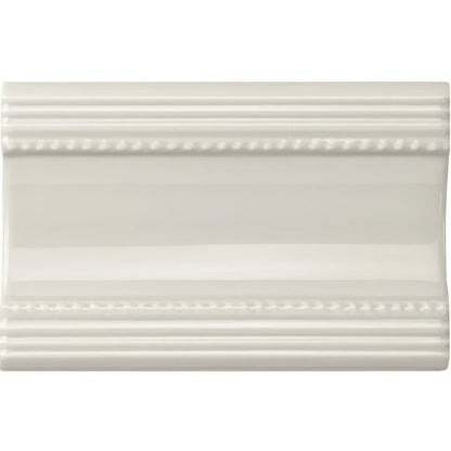 Chancel Grey Plain Cornice Ceramic Wall Tile 152x75mm