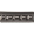 Charcoal Grey Dentil Moulding Ceramic Wall Tile 152x50mm