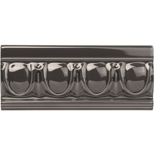 Charcoal Grey Egg & Dart Moulding