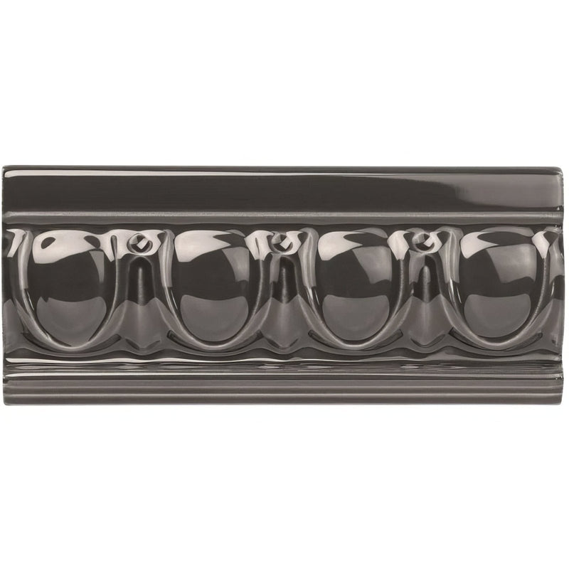 Charcoal Grey Egg & Dart Mouldingy