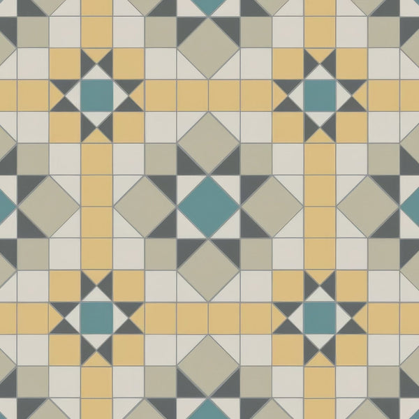 Blue, Chester Mews, Dover White, Hawthorn Yellow & Revival Grey