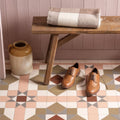 Chatsworth Brown, Carnation Pink, Dover White, Green, & Revival Grey – detail view 4