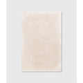 Chineford porcelain plush cream-colored shaggy rug with a soft textured surface 60 x 90cm
