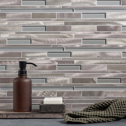 Chrysler Glass and Metal Mosaic