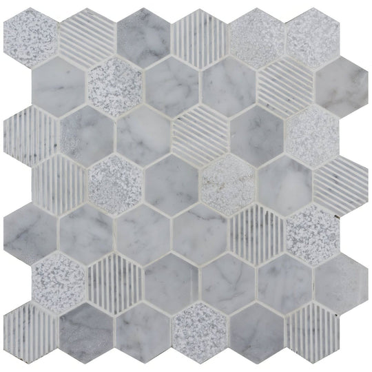 Cirrus Large Stone Hexagon - alternate view
