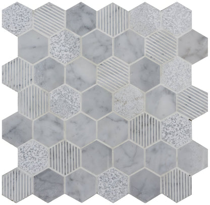 Cirrus Large Stone Hexagon