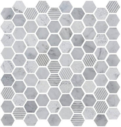 Cirrus Small Stone Hexagon