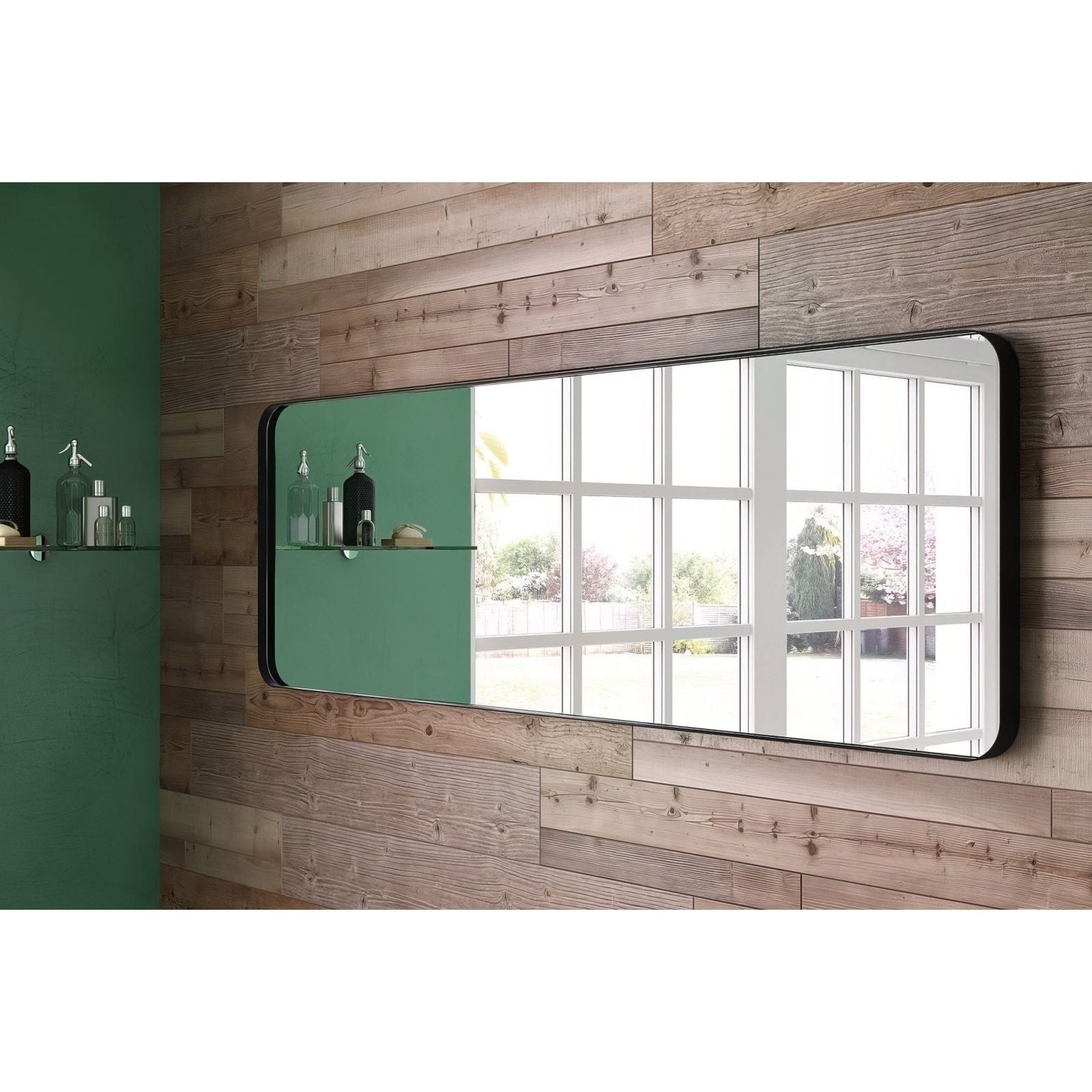 City Mirror 150x50cm Black