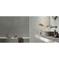 Clay Delight Matt 80 x 80cm light grey textured clay-effect tile