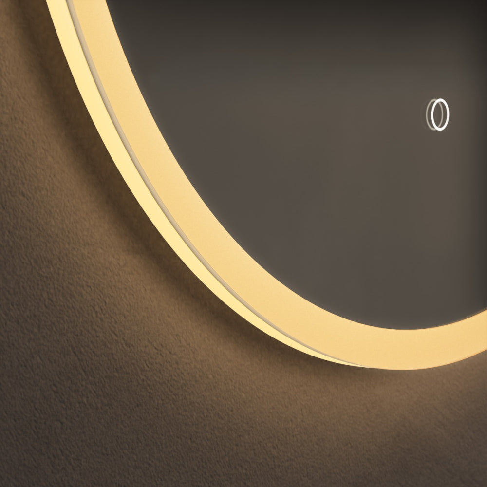 Cleo Round Mirror 60cm - Origins Living, view 3