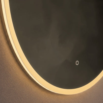 Cleo Round Mirror 80cm - Origins Living, view 4