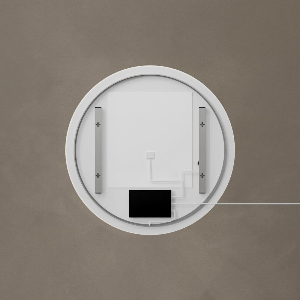 Cleo Round Mirror 80cm - Origins Living, view 9
