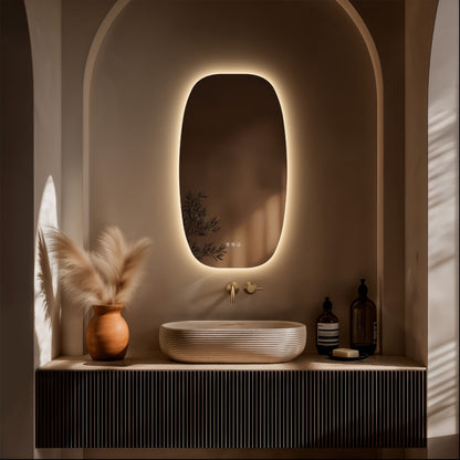 Claris Barrel Mirror 50x90 - Origins Living