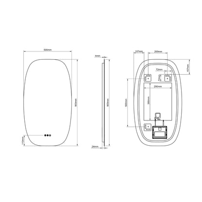 Claris Barrel Mirror 50x90 - Origins Living, view 10