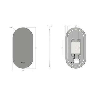 Claris Capsule Mirror 45x90cm - Origins Living, view 11