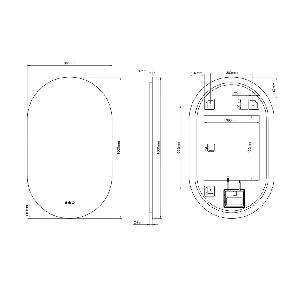 Claris Capsule Mirror 60x100 - Origins Living, view 10
