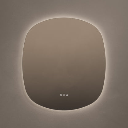 Claris Curve Oblong Mirror 70x78cm - Origins Living, view 4