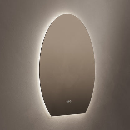 Claris Oval Cut Mirror 80x90cm - Origins Living, view 2