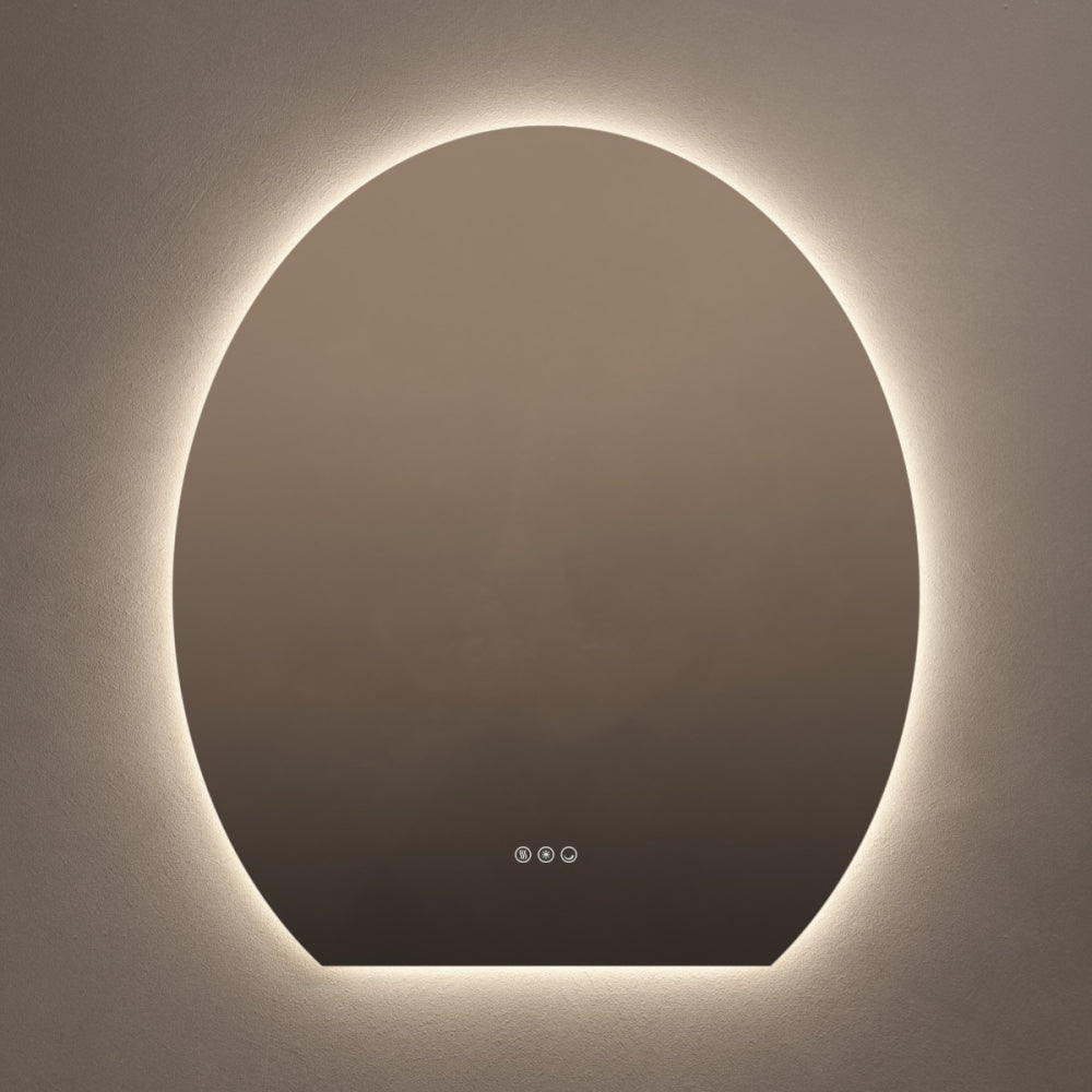 Claris Oval Cut Mirror 80x90cm - Origins Living, view 4