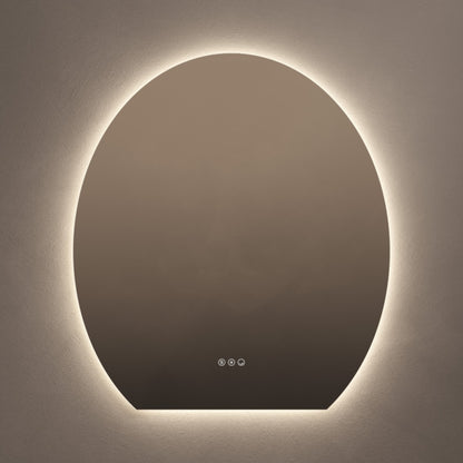 Claris Oval Cut Mirror 80x90cm - Origins Living, view 4