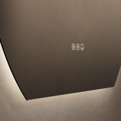 Claris Oval Cut Mirror 80x90cm - Origins Living, view 9
