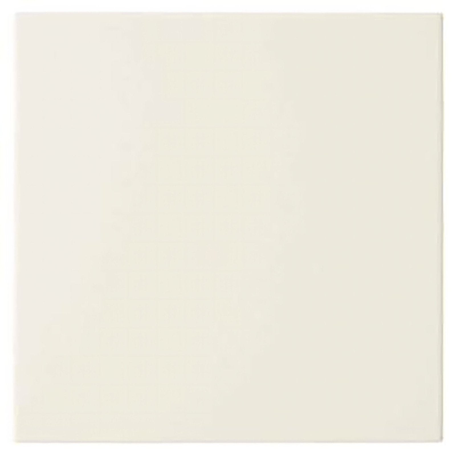 Cream-colored square ceramic tile co-ordinating plain tile chalk with smooth glossy finish for wall or floor use