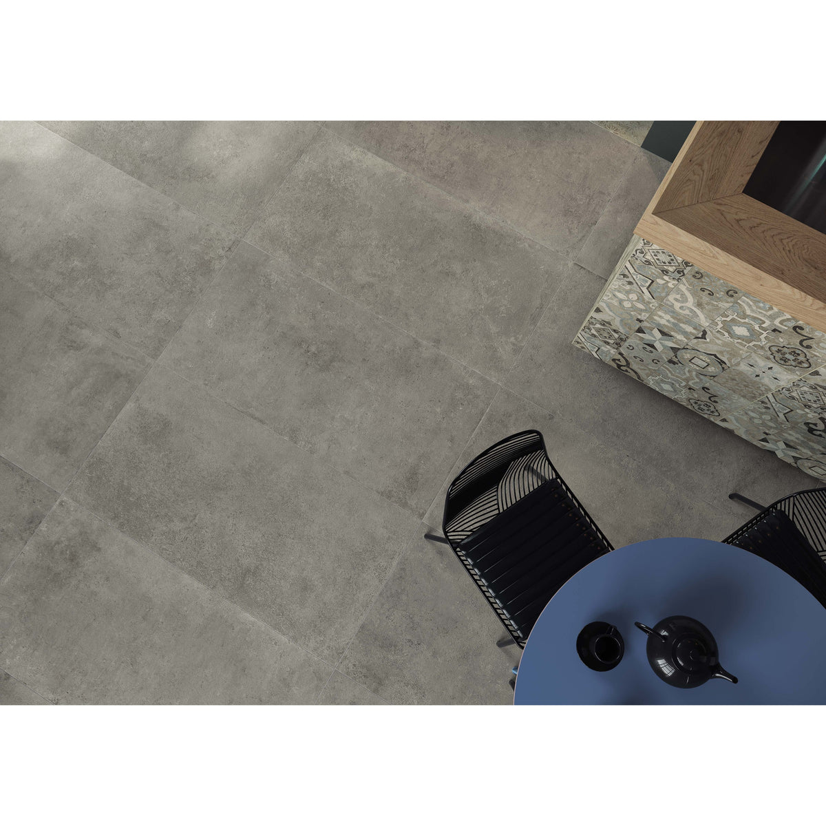 Codec Cementine Random Mix Matt Decor patterned cementine-style tile