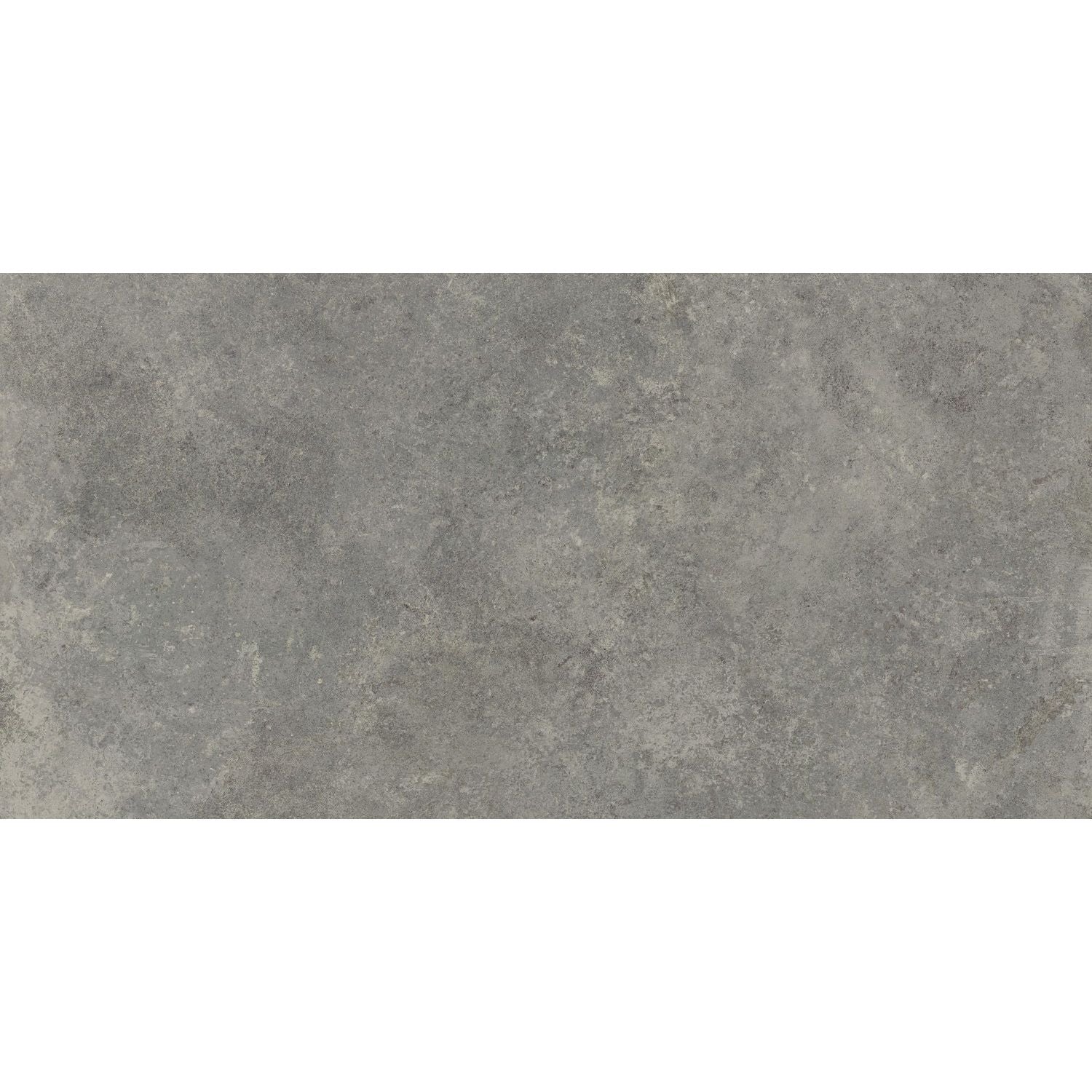 Codec gray matt 30 x 60cm tile with a textured mottled surface in gray concrete effect finish