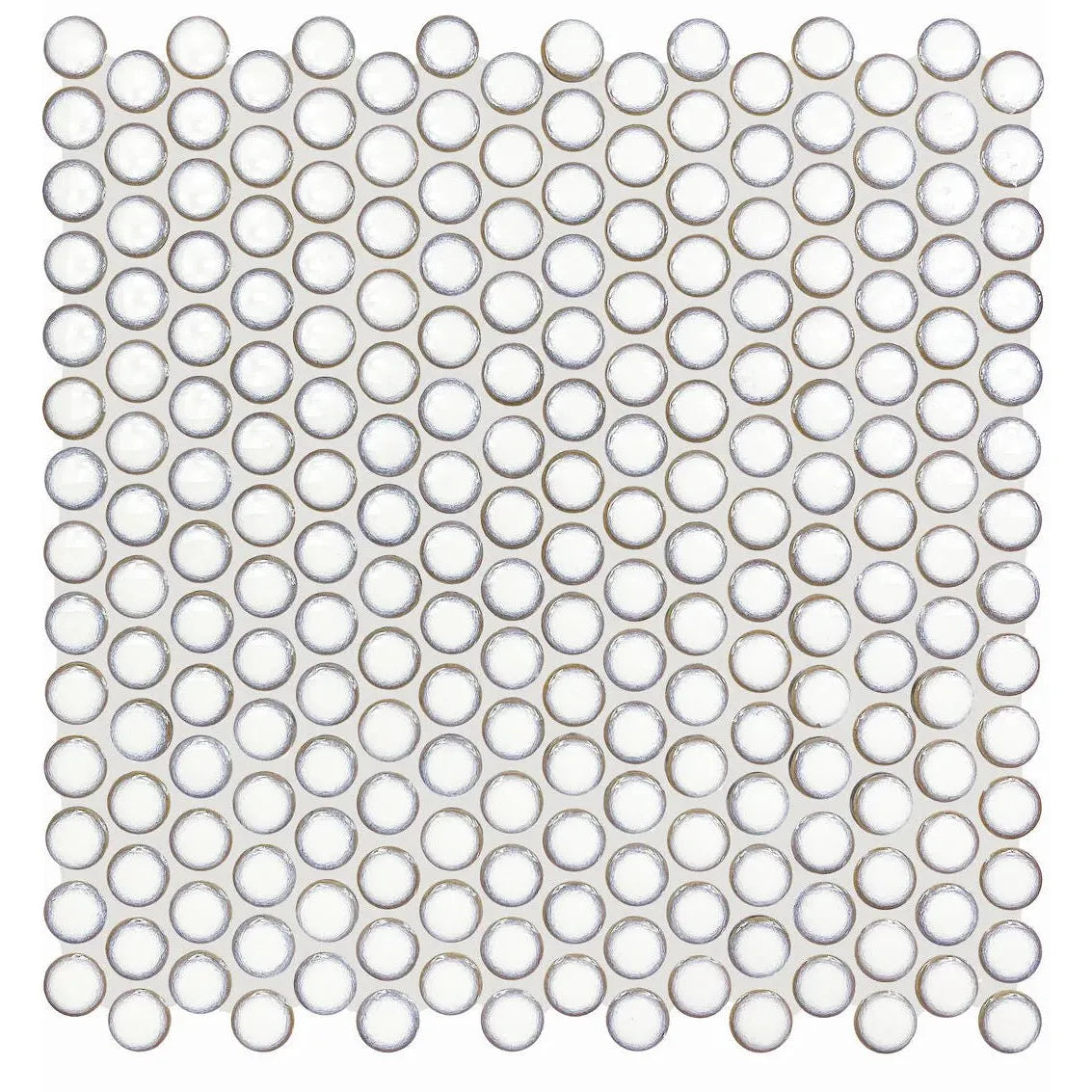 Copenhagen Penny Round White Mosaic