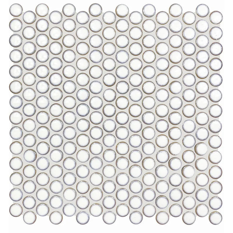 Copenhagen Penny Round White Mosaic