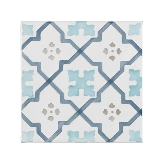 Cordoba Decor 4 Hand Painted Tile - alternate view
