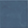 A square blue Cordoba Ocean glazed ceramic tile with a matte finish and subtle textured tone variations