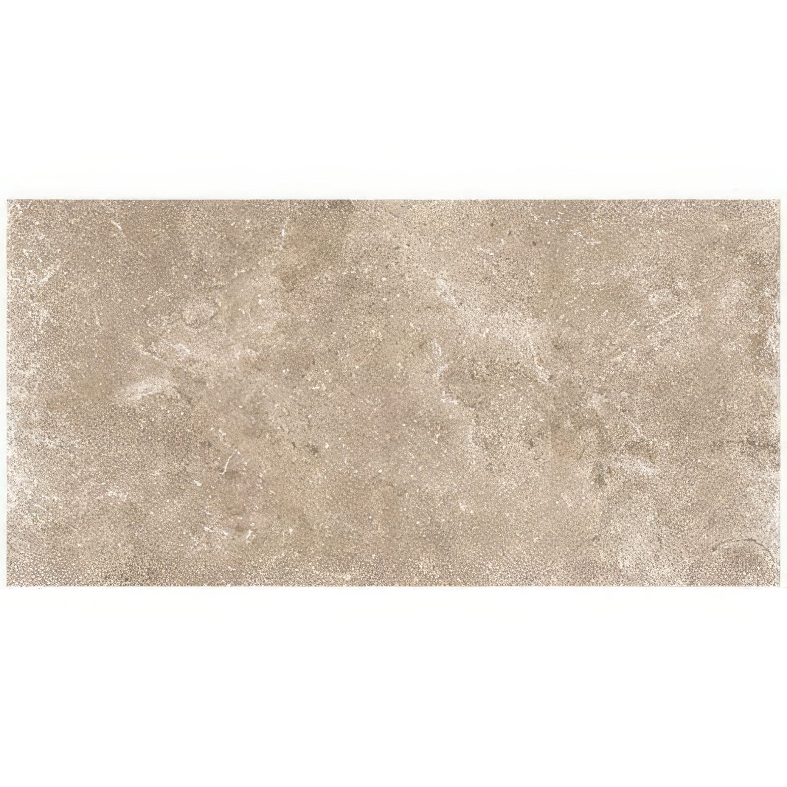 Beige stone-effect rectangular porcelain tile cotehele opus with textured mottled surface perfect for flooring and walls
