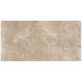 Beige stone-effect rectangular porcelain tile cotehele opus with textured mottled surface perfect for flooring and walls