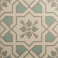 Cotehele Teal On Chalk – pattern detail (2)